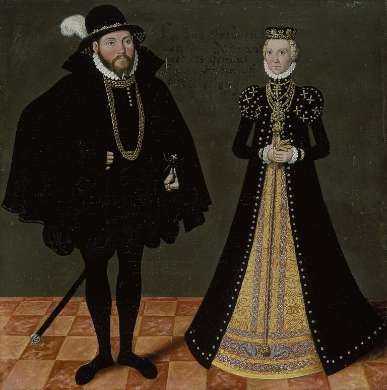Fryderyk II duński i Zofia meklemburska